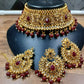 Elegant Alloy Gold Plated Jewellery Set