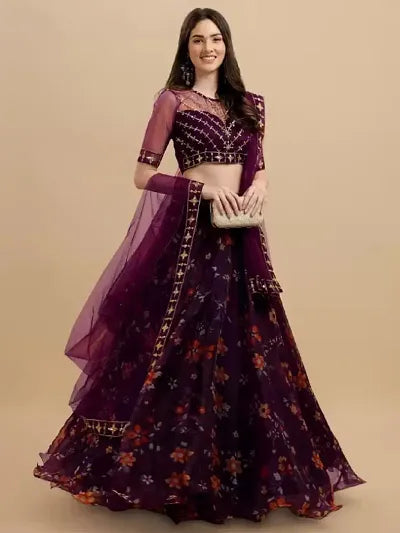 Fabulous Net Embroidered Lehenga Choli