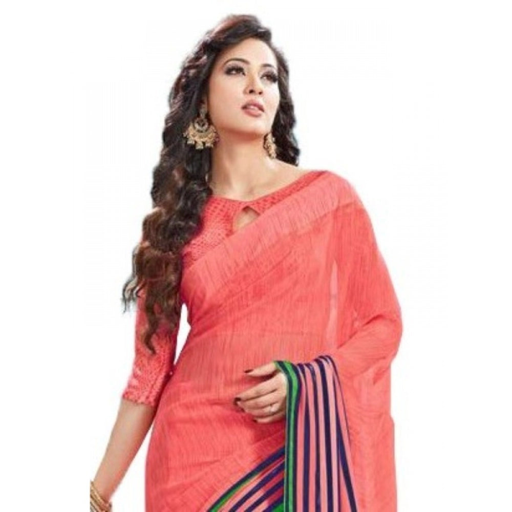 Designer Geogrette Digital Printed Saree with Blouse piece