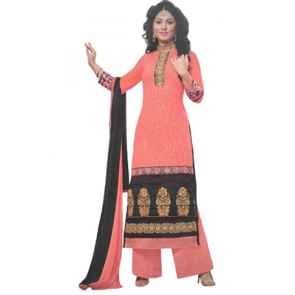 Graceful Womens Cotton Regular Unstitched Salwar Suit Dress Material With Dupatta