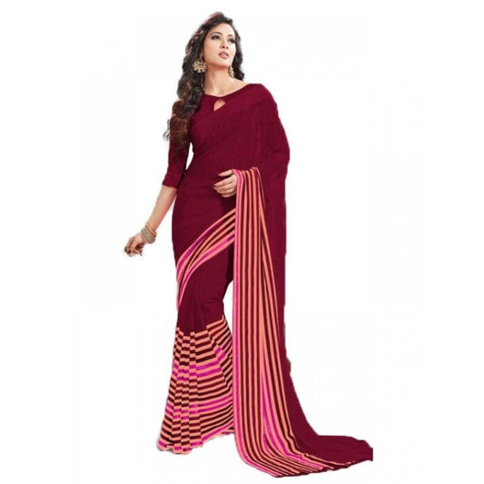 Designer Geogrette Digital Printed Saree with Blouse piece