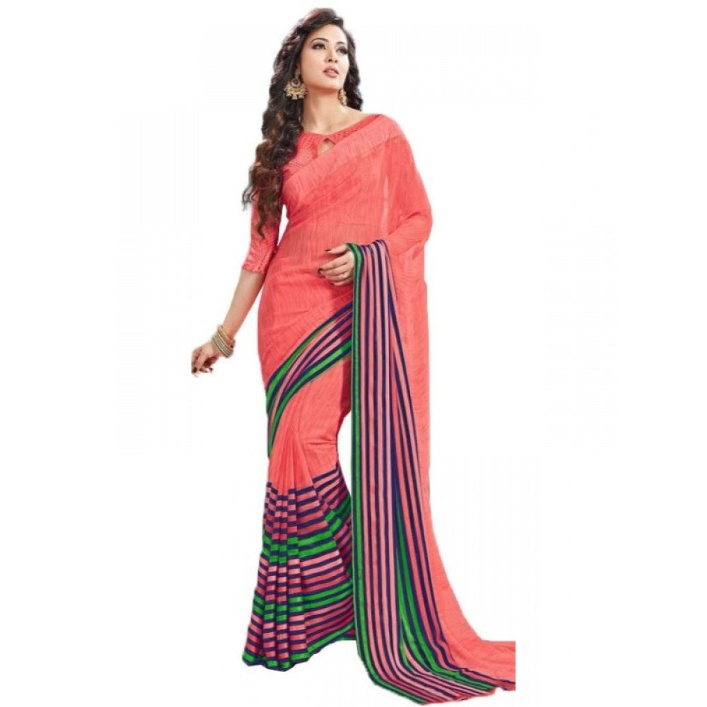 Designer Geogrette Digital Printed Saree with Blouse piece