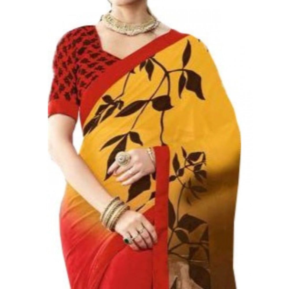 Attractive Georgette Digital Printed Saree