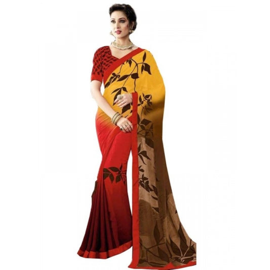 Attractive Georgette Digital Printed Saree