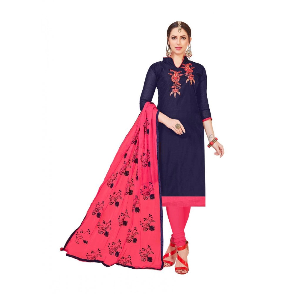 Wonderful Modal Silk Unstitched Salwar Suit Dress Material With Dupatta