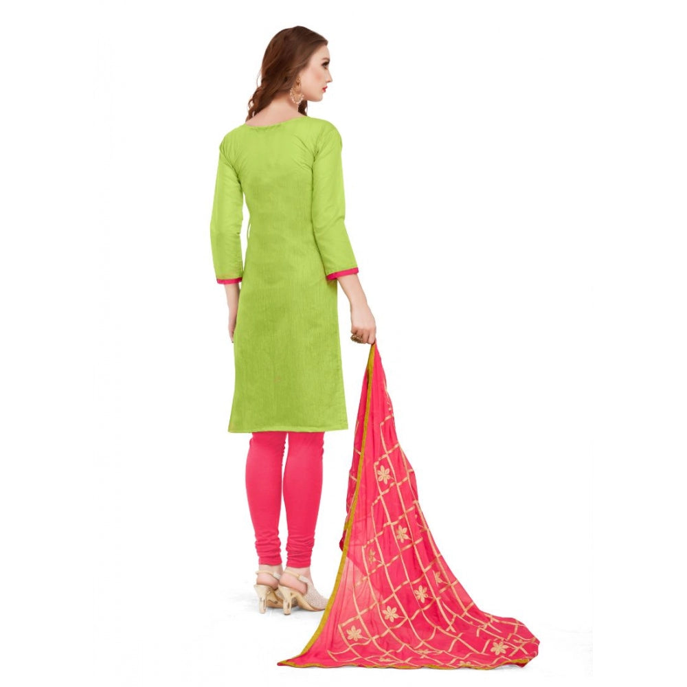 Wonderful Banarasi Jacquard Unstitched Salwar Suit Dress Material With Dupatta