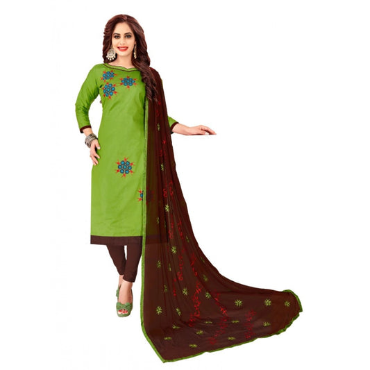 Wonderful Glaze Cotton Unstitched Salwar Suit Dress Material With Dupatta