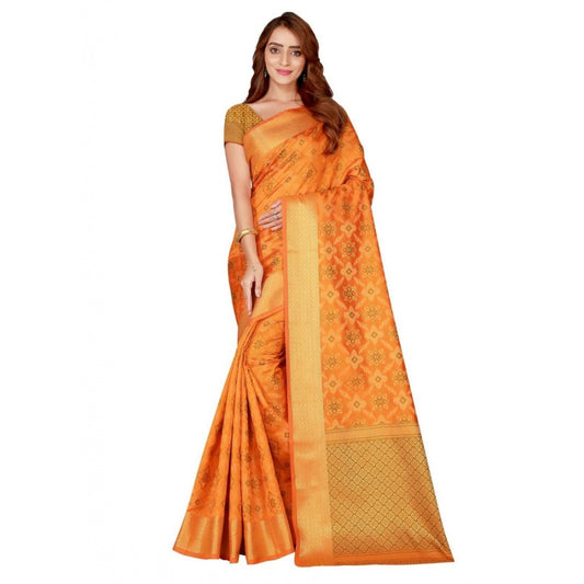 Wonderful Kanjivaram Silk Saree with Blouse piece