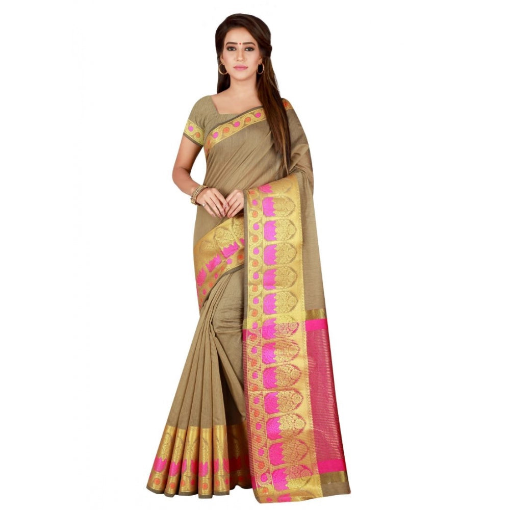 Wonderful Cotton Saree with Blouse piece