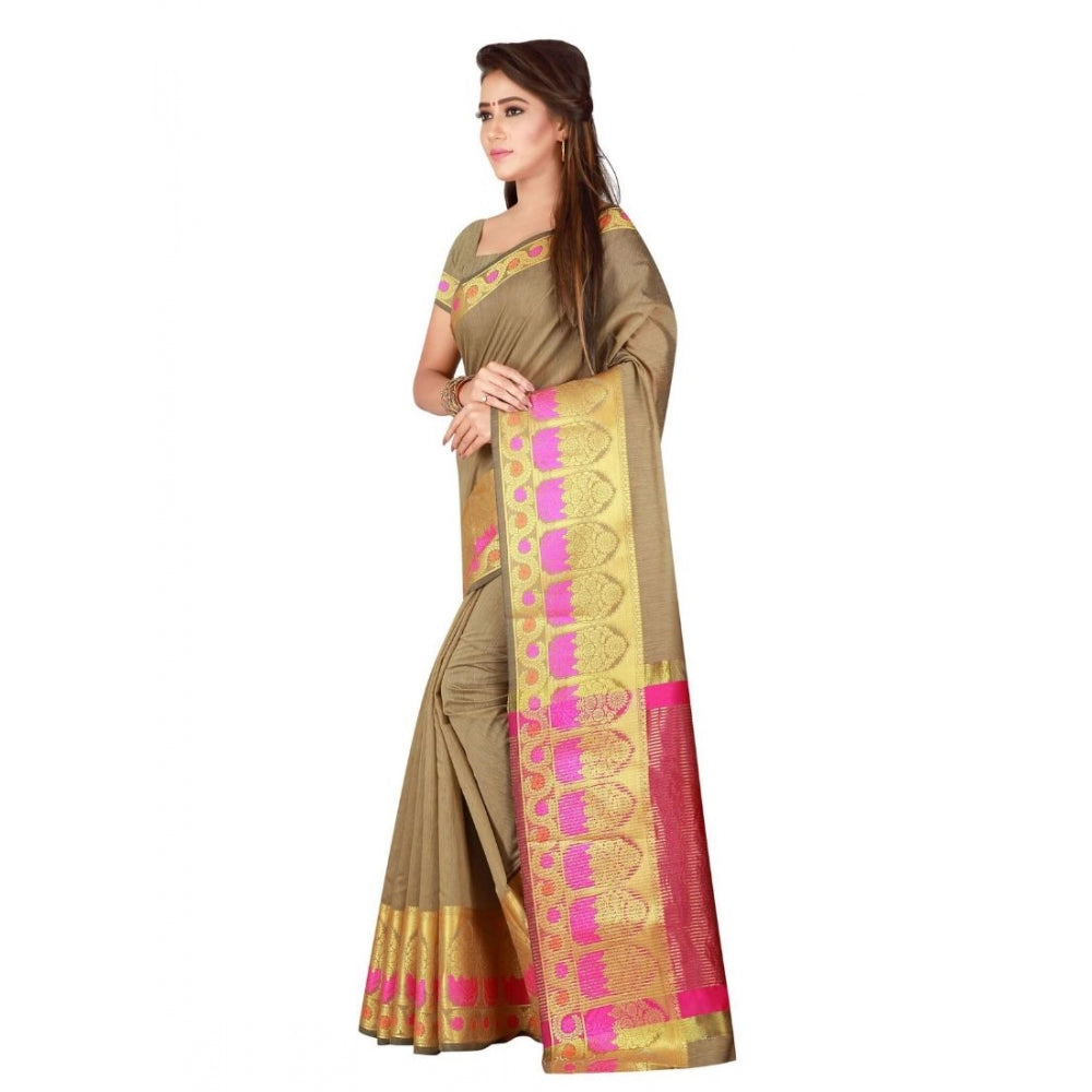 Wonderful Cotton Saree with Blouse piece