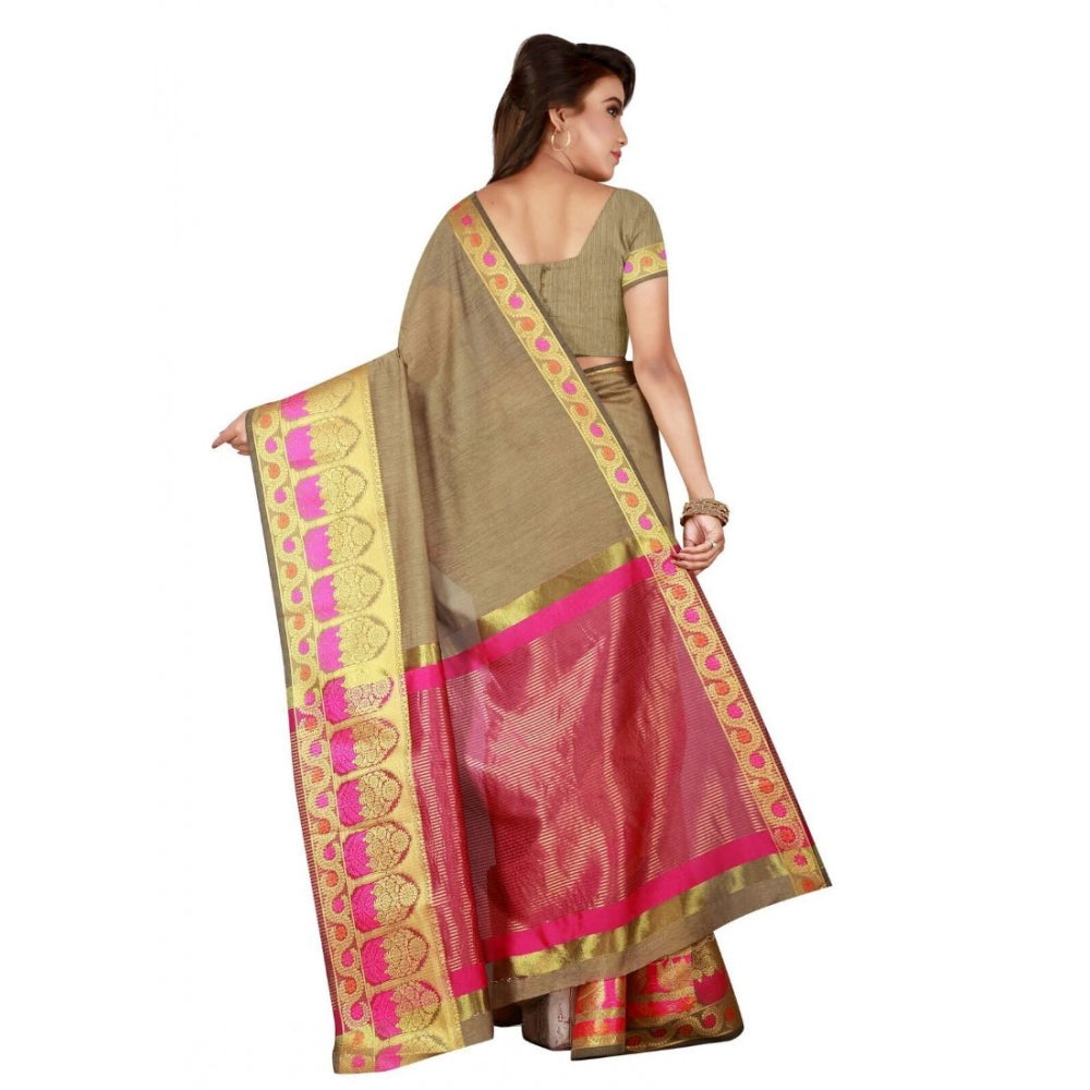 Wonderful Cotton Saree with Blouse piece