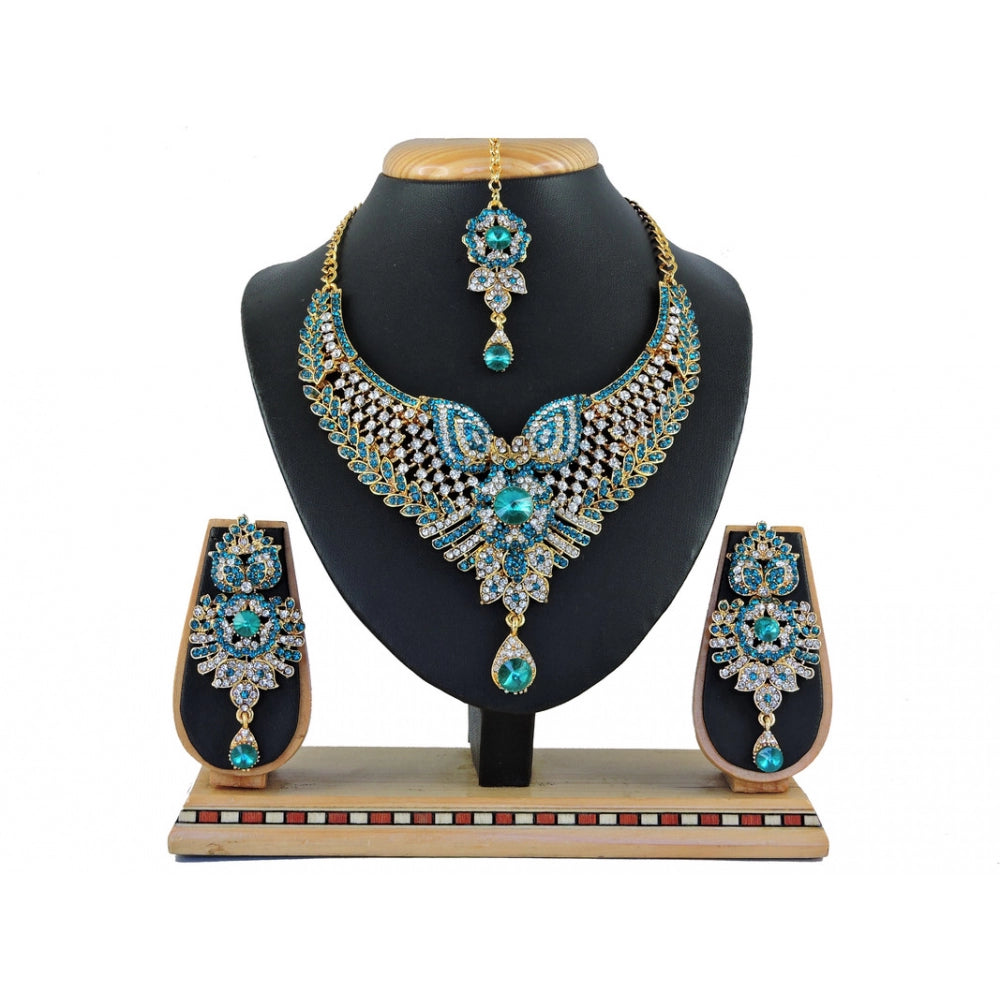 Shimmering Alloy Necklace set