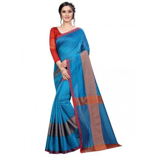 Wonderful Cotton Saree With Blouse piece