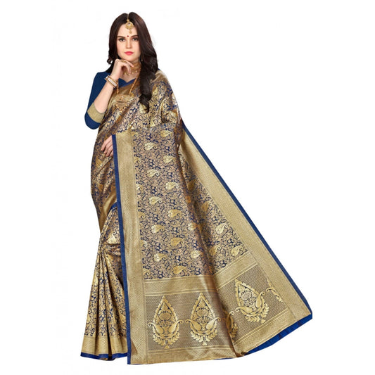 Pretty Banarasi silk Saree with Blouse