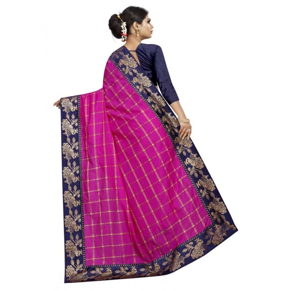 Trendy Panetar Silk Saree with Blouse piece