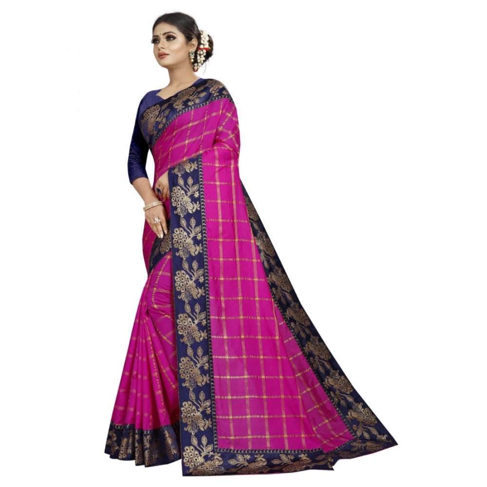 Trendy Panetar Silk Saree with Blouse piece