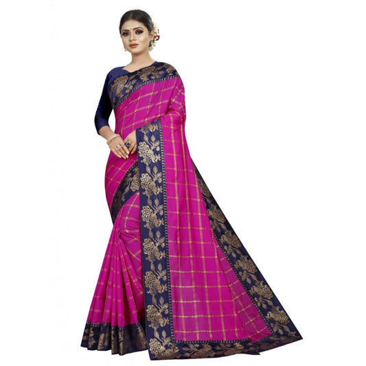 Trendy Panetar Silk Saree with Blouse piece