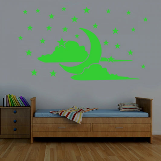 Pretty Green Kids Room Decor Radium Wall Sticker