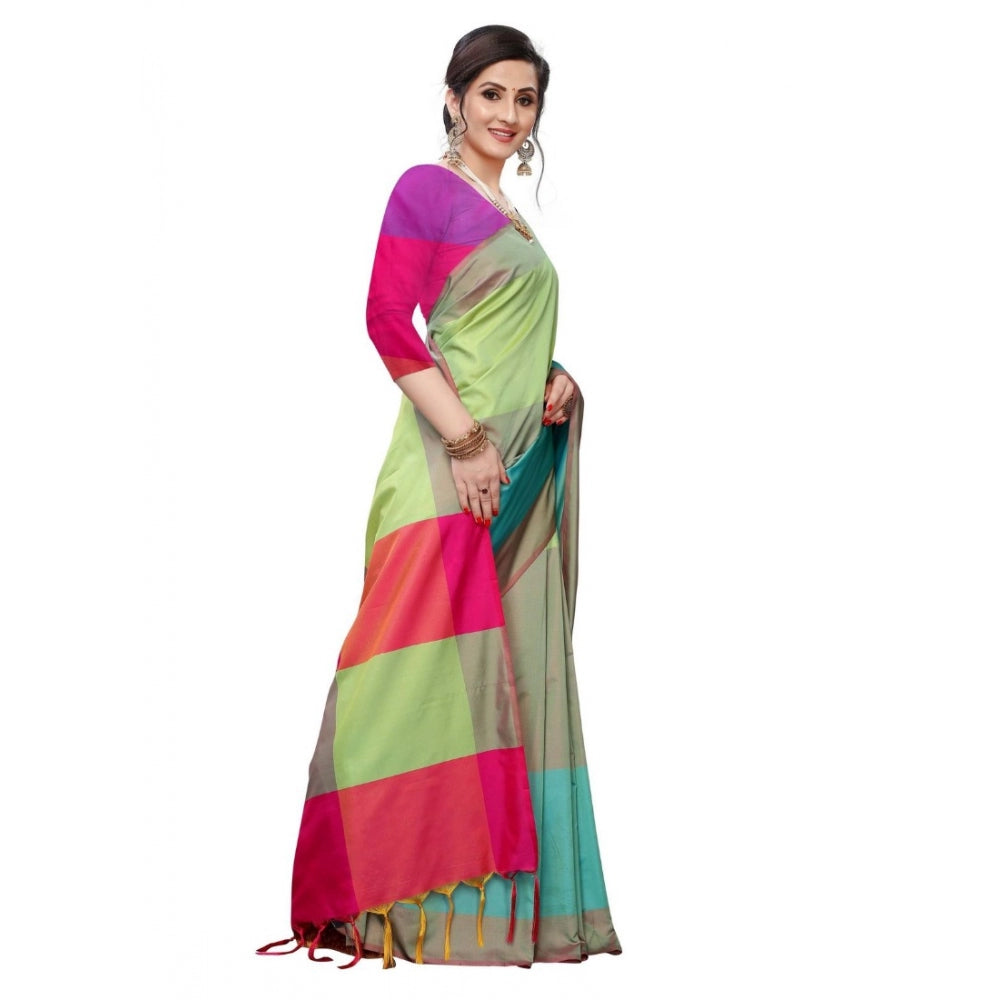 Stunning Woven Sana Silk Saree