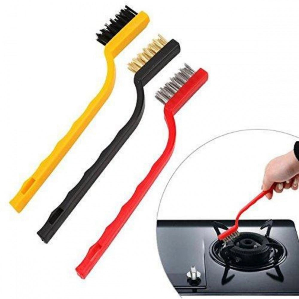 Alluring Pack Of 3 Mini Wire Brush Set 3 Pcs Set