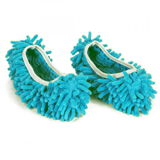 Sensational Pack Of 2 Multi Function Washable Dust Mop Floor Cleaning Slippers