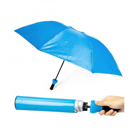 Trendy Bottle Umbrella Double Layer Folding Portable With Bottle Cover