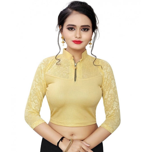 Trendy Stretchable Readymade Blouse Cotton Lycra