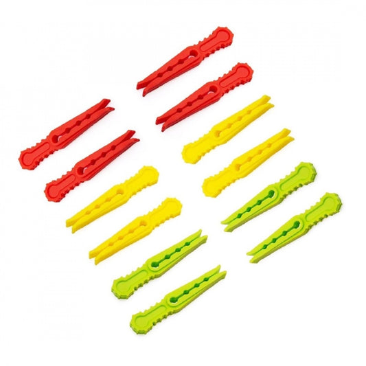 Alluring Pack Of 3 Multipurpose Plastic Cloth Hanging Pegs Clips 36 Pcs