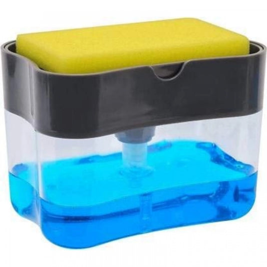 Elegant Soap Dispenser 2 In 1 Sink Dishwasher Liquid Holder