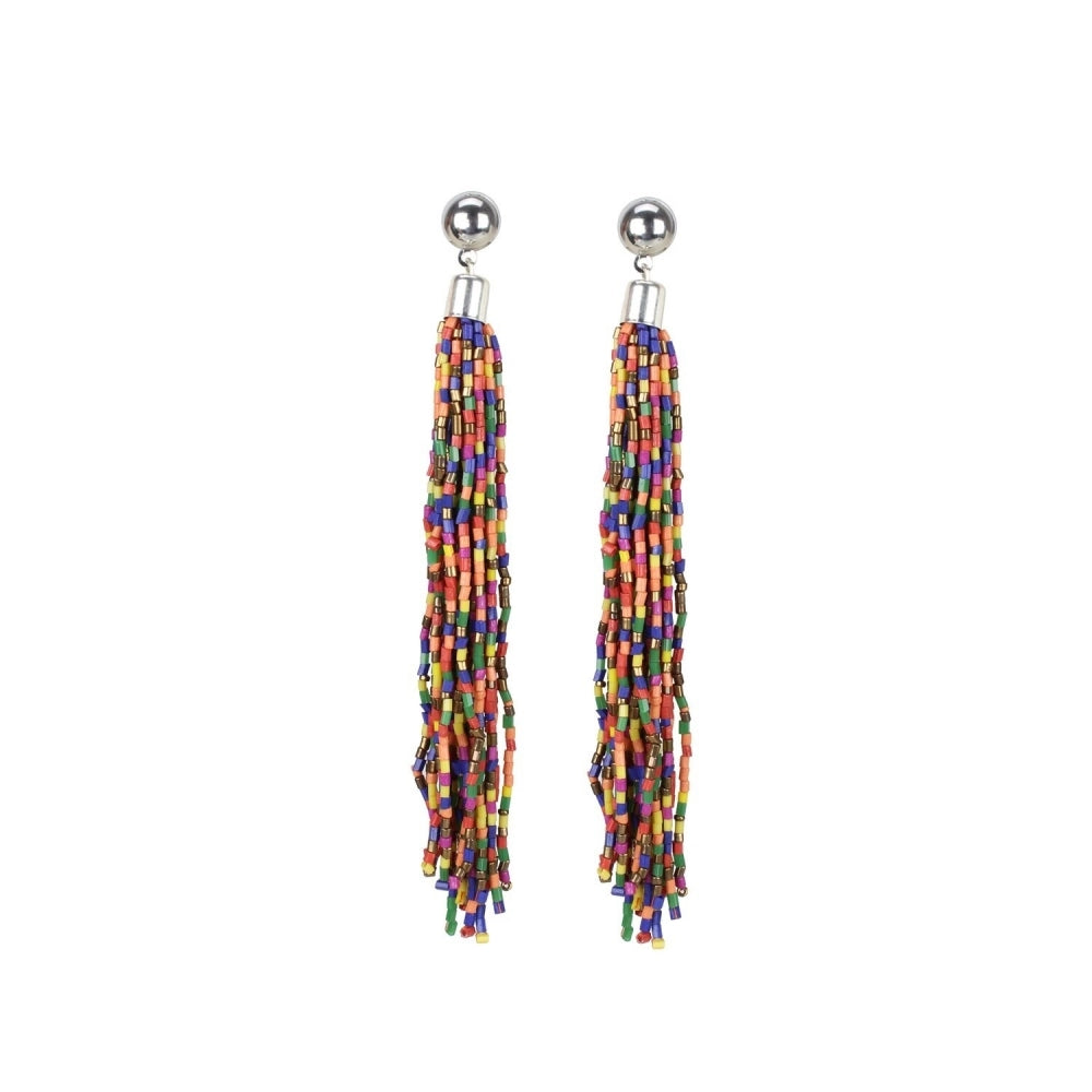 Glamorous Alloy Beads Hook Dangler Hanging Earring