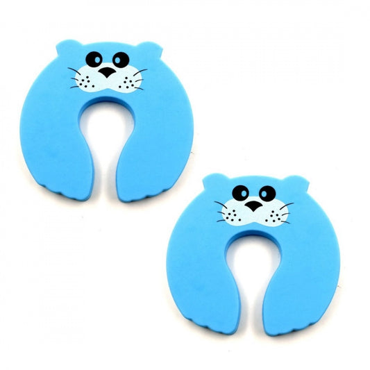 Stylish Pack Of 2 Child Safety Protection Baby Safety Cute Animal Security Card Door Stopper