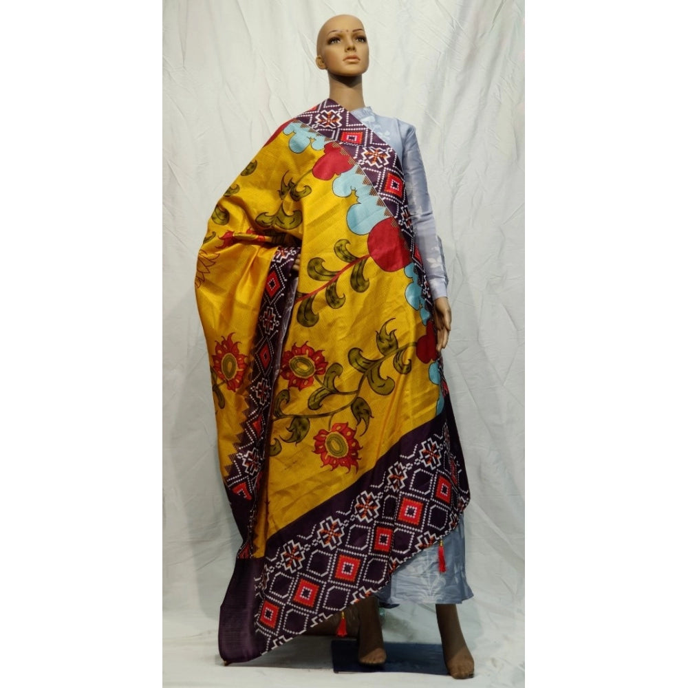 Beautiful Women's Khadi Silk Digital Printed Dupatta