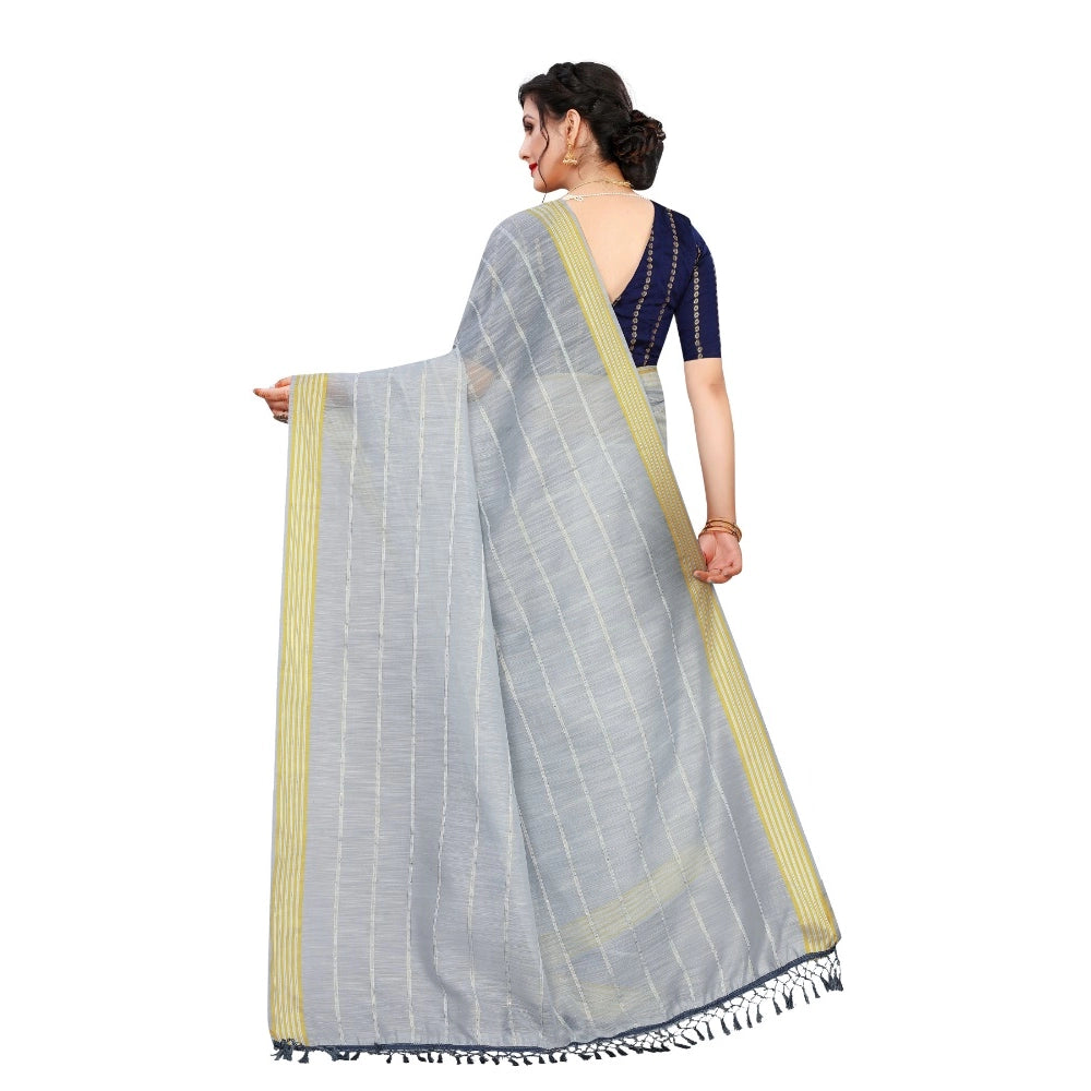 Wonderful Cotton Saree With Blouse