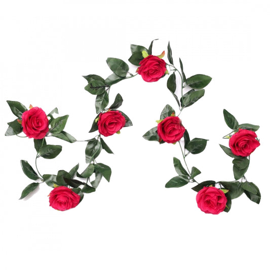 Classy Artificial Flowers Bunch Bouquet Of 5 Vintage Garden Roses For Home Decoration