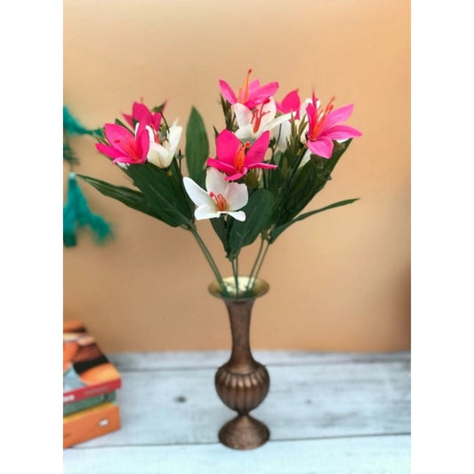 Wonderful Artificial Flowers Bunch Bouquet Oflily Flowers For Home Decoration