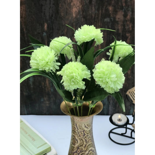 Classy Artificial Flowers Bunch Bouquet Of 6 Chrysanthemum Flowers For Home Decoration