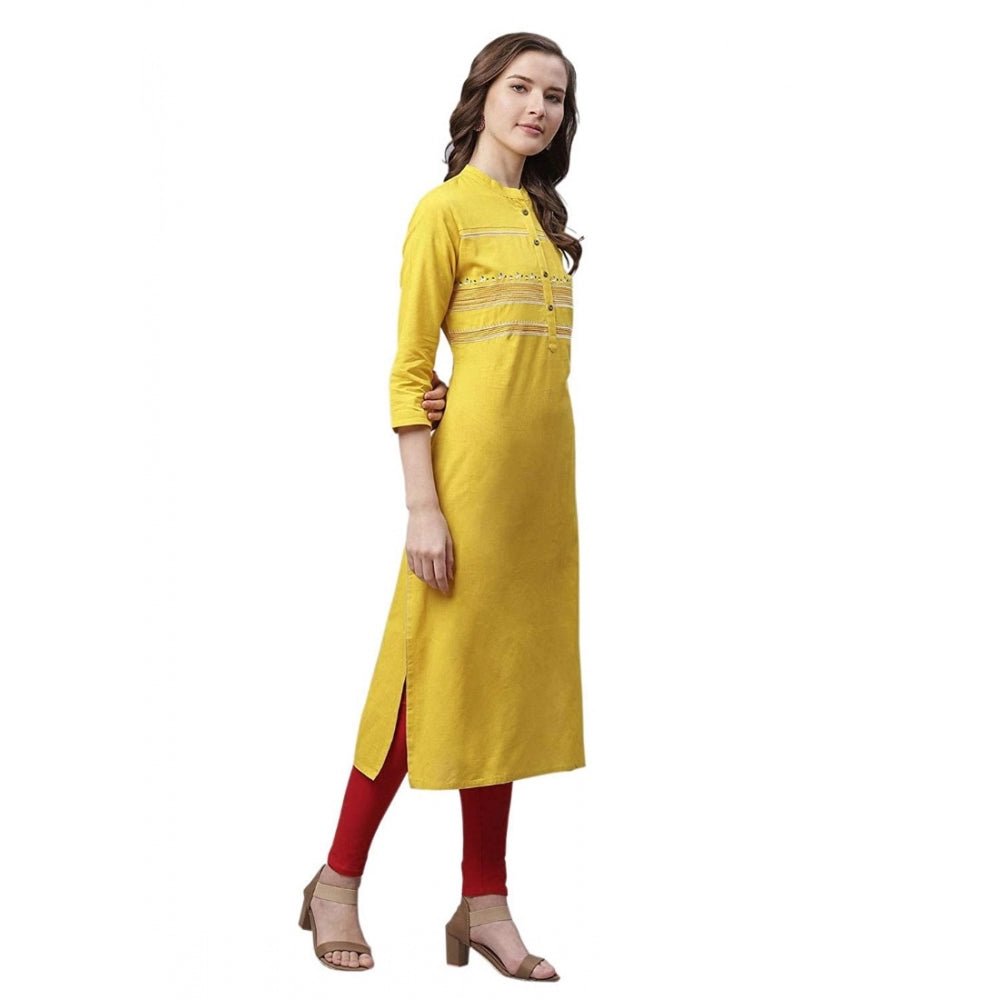 Voguish Pure Cotton Printed Straight Kurti