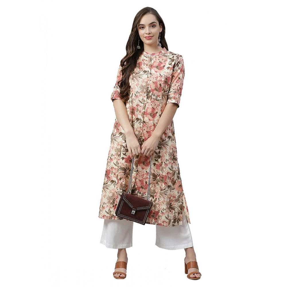 Stunning Cotton Printed Floral Print Kurti