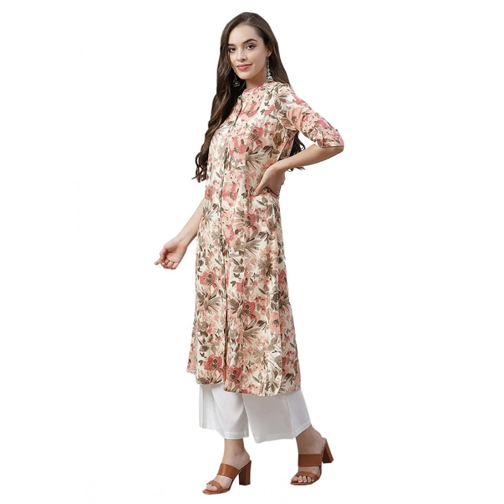 Stunning Cotton Printed Floral Print Kurti