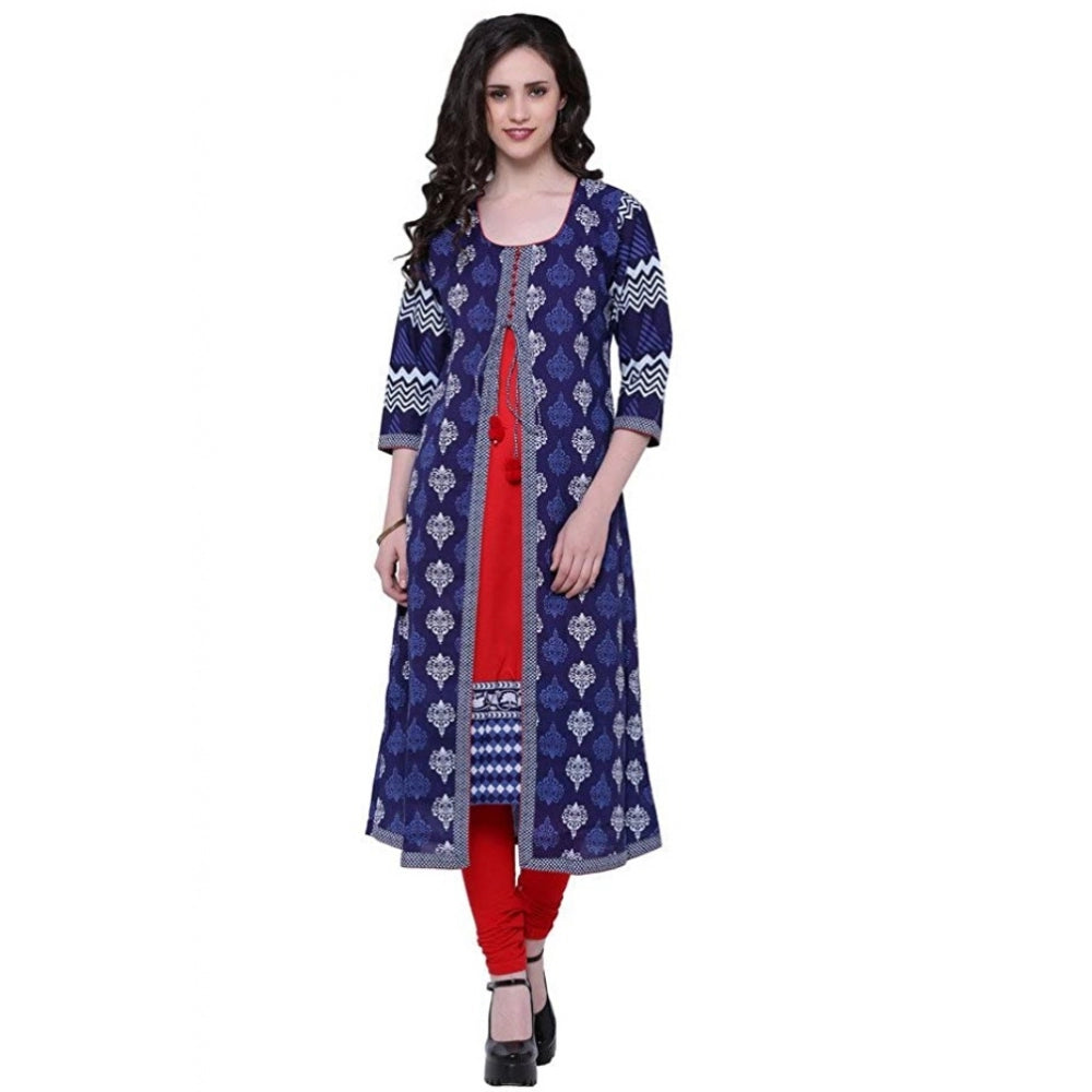 Wonderful Cotton Printed Long Kurti