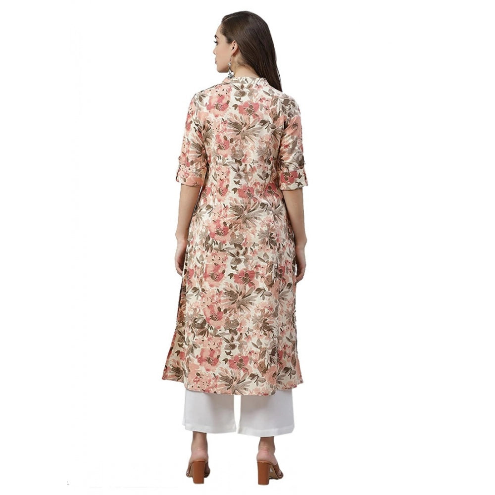 Stunning Cotton Printed Floral Print Kurti