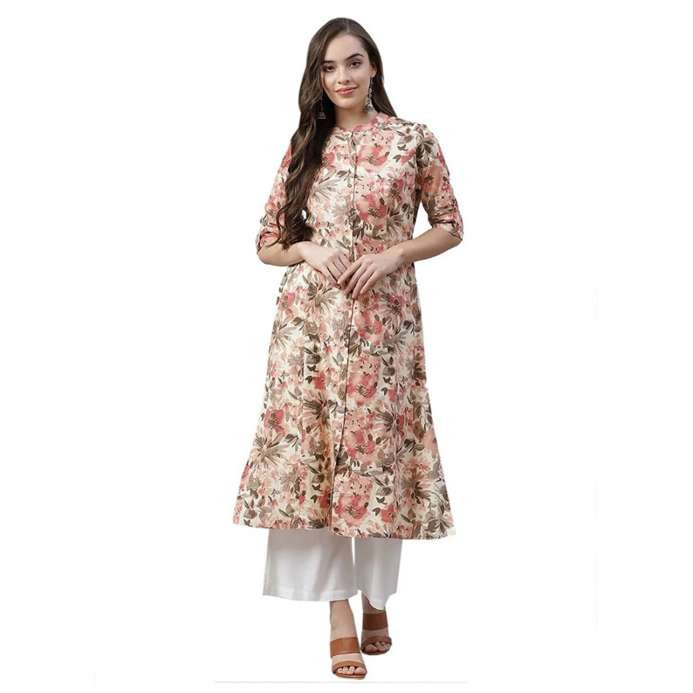 Stunning Cotton Printed Floral Print Kurti