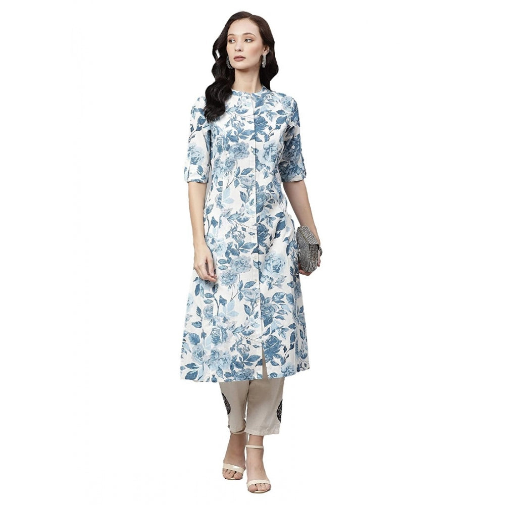 Classy Cotton Printed Floral Print Kurti