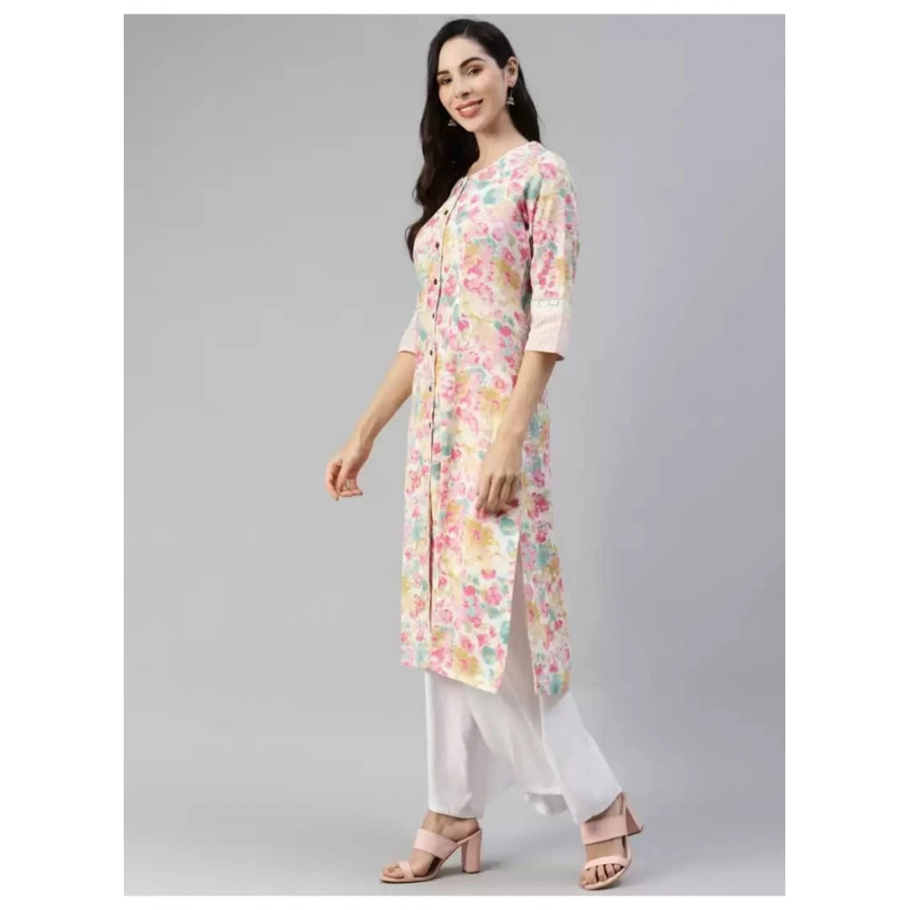 Wonderful Cotton Printed Straight Kurti