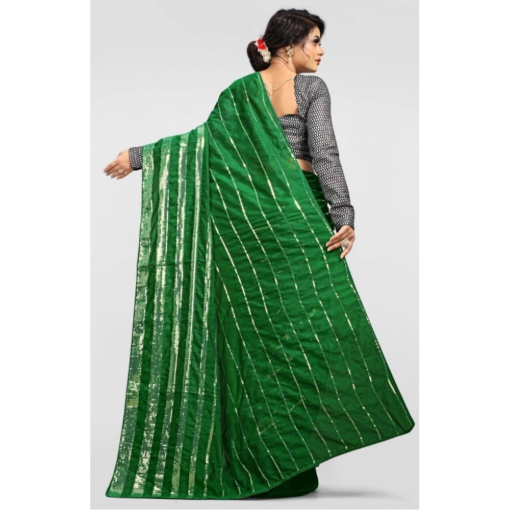 Versatile Vichitra Saree with Blouse piece