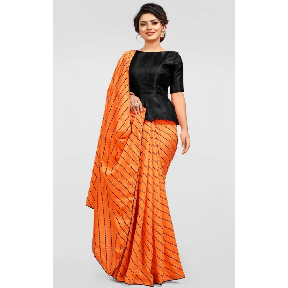 Elegant Vichitra Saree with Blouse piece