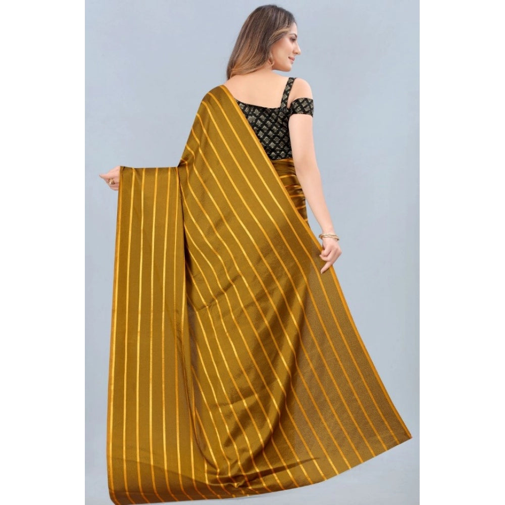 Elegant Satin Silk Saree with Blouse piece