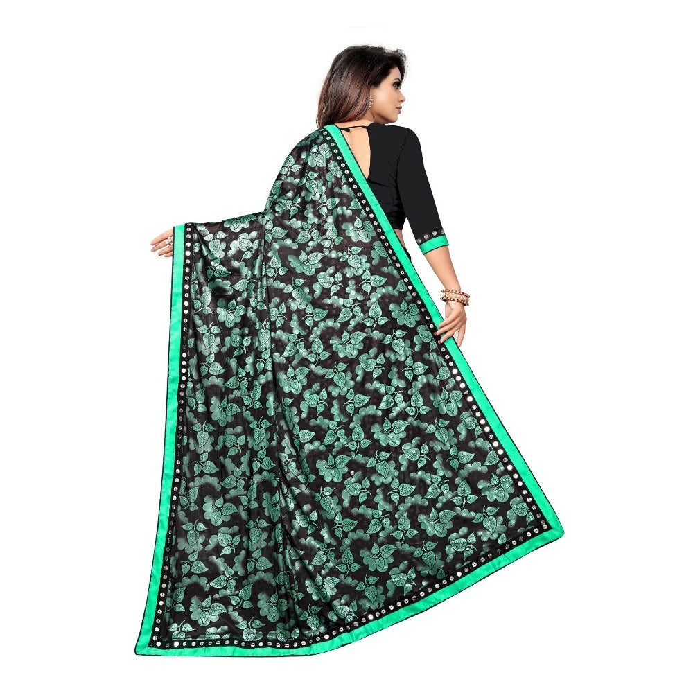 Versatile Lycra Blend Saree with Blouse piece