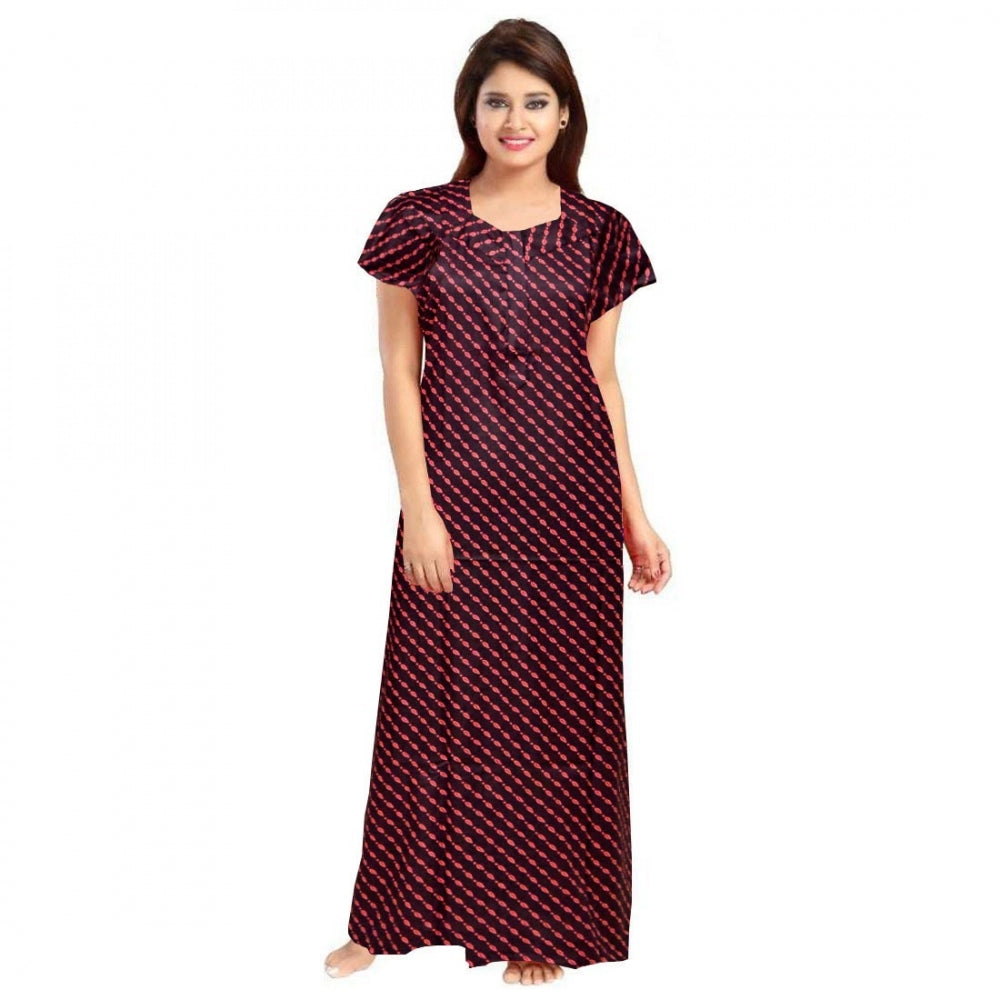 Classy Cotton Printed Maxi Nighty