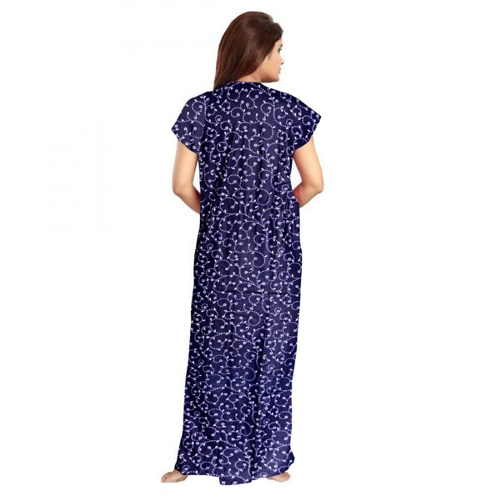 Classy Cotton Printed Maxi Nighty